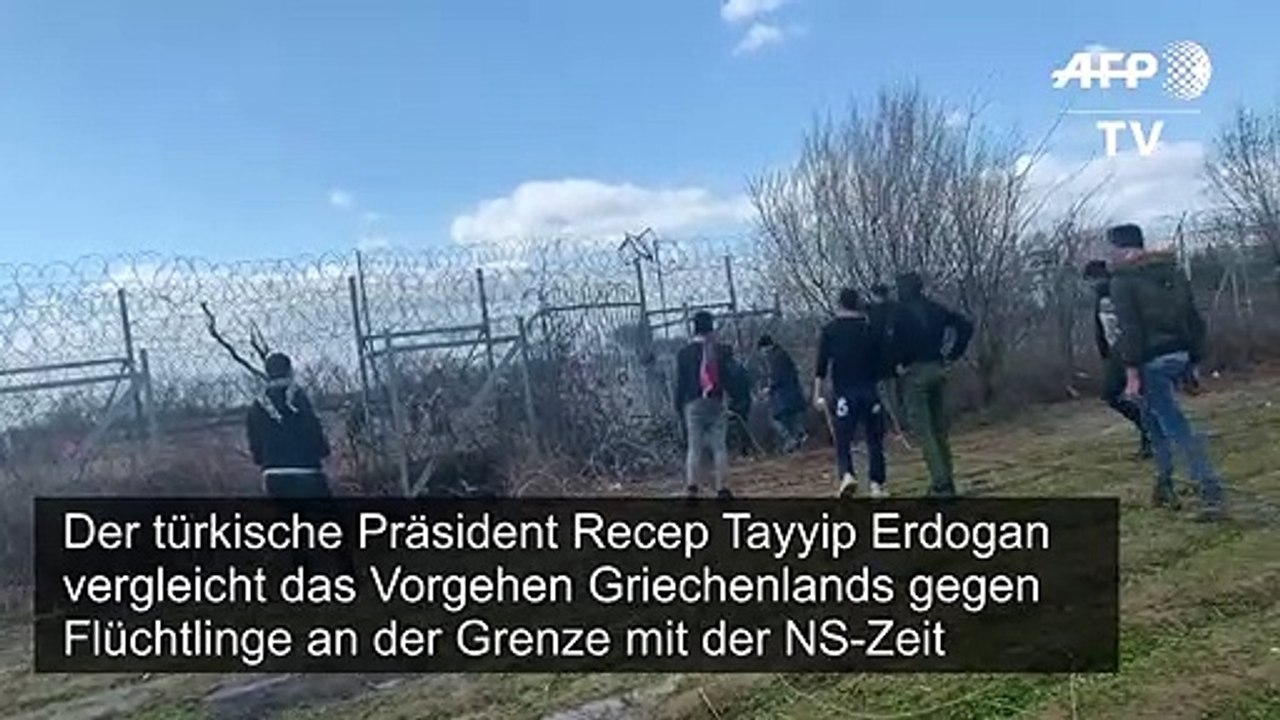 Erdogan: Griechenlands Vorgehen gegen Flüchtlinge erinnert an Nazi-Zeit