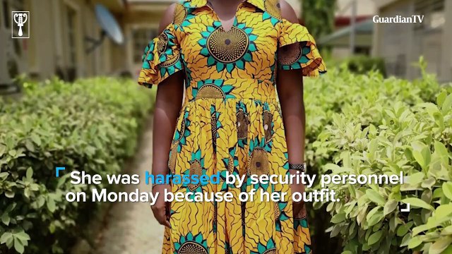 Nigeria's National Assembly security men harasses female journalist over indecent outfit