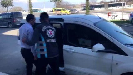 Motosikletliye çarparak adeta cinayete teşebbüs eden sürücü yakalandı