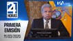 Noticias Ecuador: Noticiero 24 Horas 11/03/2020 (Primera Emisión)