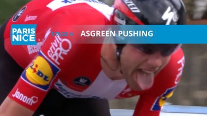 Paris-Nice 2020 - Étape 4 / Stage 4 - Asgreen pushing
