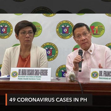 DOH confirms 16 new cases of coronavirus in PH; total now 49