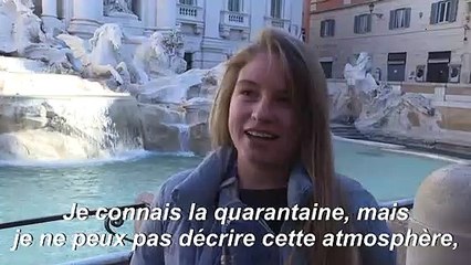 Coronavirus: les sites touristiques de Rome désertés