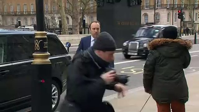 Ministers and advisors arrive for Cobra meeting