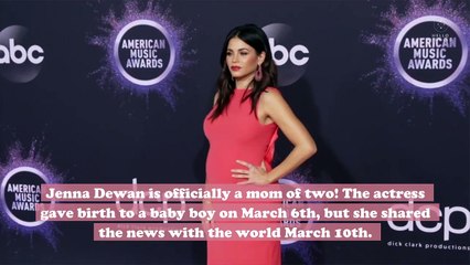 Jenna Dewan gave birth to her baby boy, and the first photos are so cute