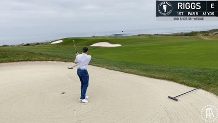 Riggs vs Spanish Bay, 1st Hole (Pebble Beach, CA) by Roman