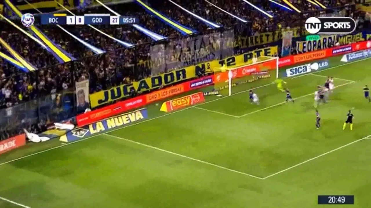 Superliga Argentina 2019/2020: Boca Jrs 3 - 0 Godoy Club En La Bombonera Ganamos