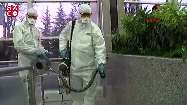 Meclis, 'Koronavirüs'e karşı dezenfekte edildi