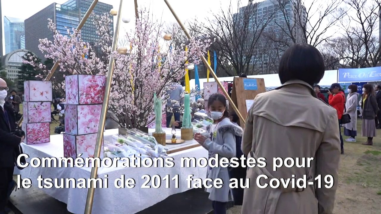 Japon: en pleine épidémie de Covid-19, commémorations modestes pour le tsunami de 2011