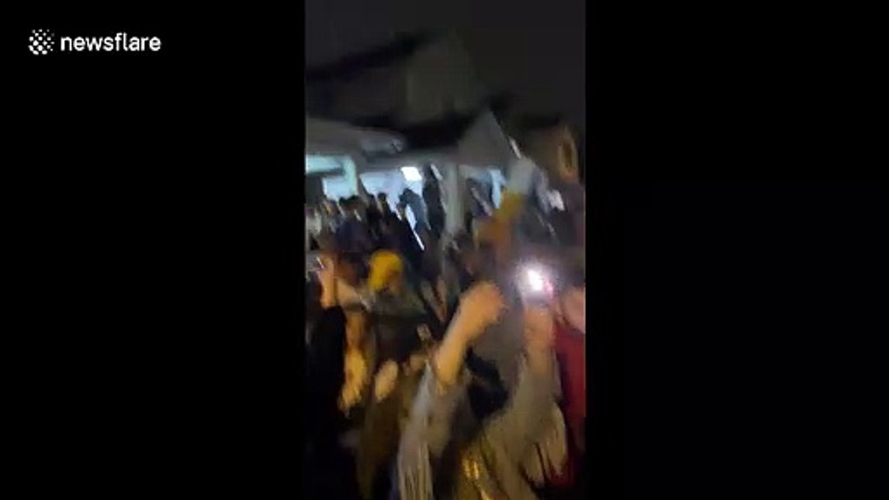 University of Dayton students PARTY after shutdown amid coronavirus fear, drawing riot police with pepper spray balls