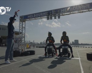 F1 - Verstappen et Albon retombent en enfance lors d'une course de glacière