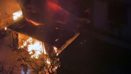 경기 광주 신발공장에 불...다친 사람 없어 / YTN