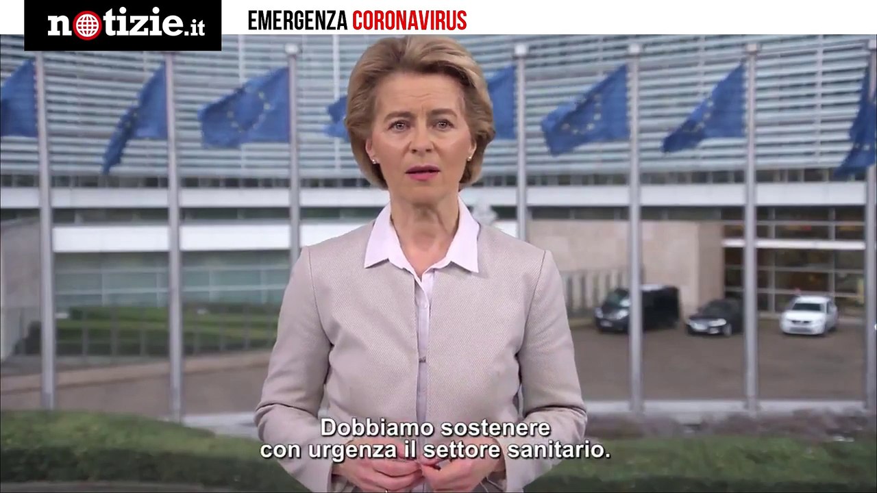 Coronavirus Von der Leyen: "Ora in Europa siamo tutti italiani" | Notizie.it