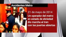Accidentes más recientes del Metro de la Ciudad de México