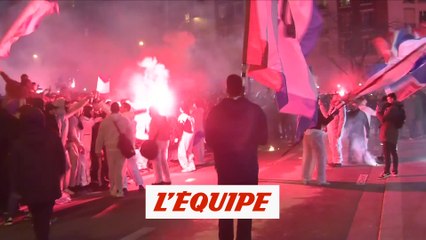 Feu d'artifice au coup d'envoi - Foot - C1 - PSG
