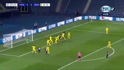 GOL DE NEYMAR - PSG 1 x 0 Borussia Dortmund - Liga dos campeões da Europa 2020