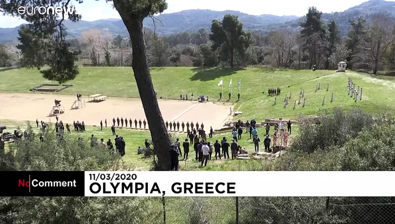 Η τελική πρόβα για την αφή της ολυμπιακής φλόγας