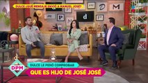 Dulce pide que Manuel José compruebe que es hijo de José José