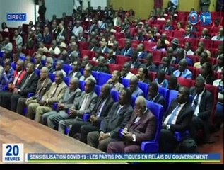 RTG - Sensibilisation Covid 19 : Les partis politiques en relais du Gouvernement