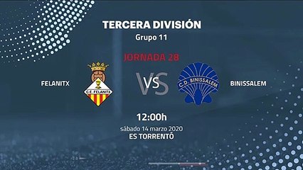 Previa partido entre Felanitx y Binissalem Jornada 28 Tercera División