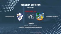 Previa partido entre CD Buzanada y UD San Fernando Jornada 29 Tercera División