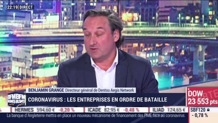 Les coulisses du biz: les entreprises en ordre de bataille face au coronavirus - 11/03