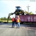 Ce conducteur de pelleteuse est génial