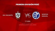 Previa partido entre Univ. San Martín y Deportivo Municipal Jornada 7 Perú - Liga 1 Apertura