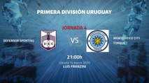 Previa partido entre Defensor Sporting y Montevideo City Torque Jornada 4 Apertura Uruguay
