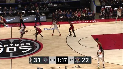 Oshae Brissett attacks the rim!