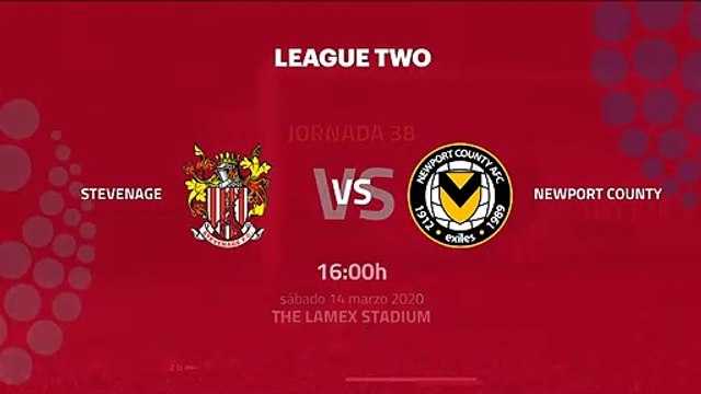 Previa partido entre Stevenage y Newport County Jornada 38 League Two