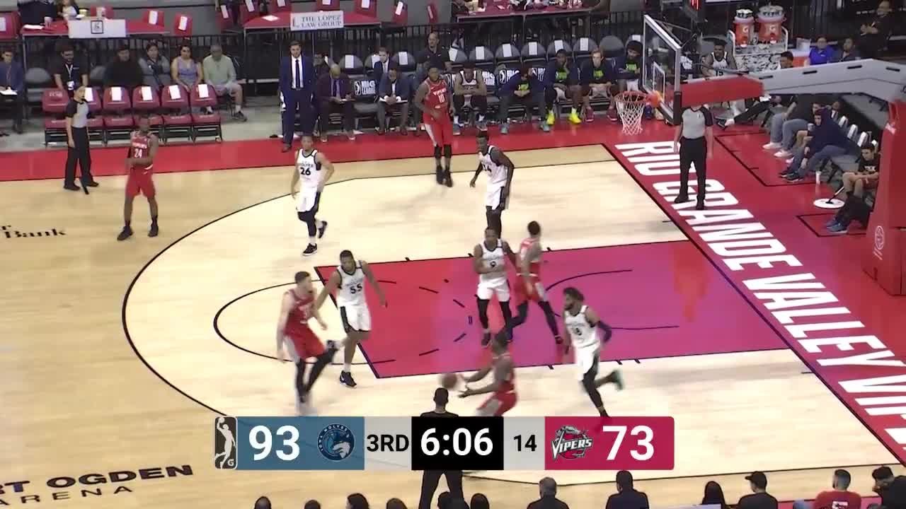 What a play by Brandon Sampson!