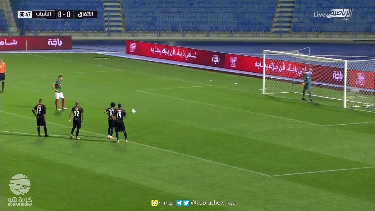 ملخص وهدف الفوز للاتفاق على الشباب 1-0