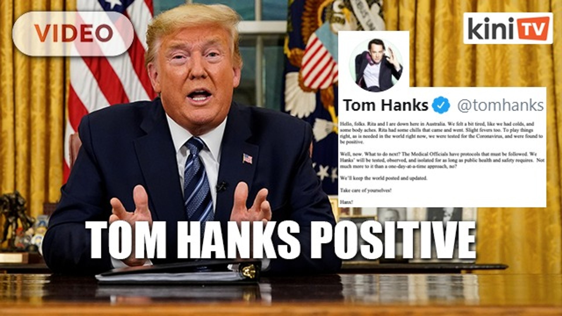 ⁣US suspends travel from Europe, Tom Hanks tests positive