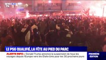 Les images de la liesse autour du Parc des Princes après la victoire du PSG contre Dortmund