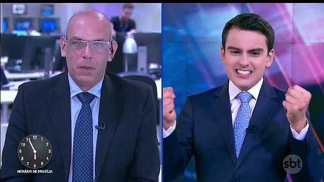 Estreia do repórter Luciano Júnior no jornalismo do SBT - Redação no Primeiro Impacto (19/02/2020) (05h56) | SBT 2020