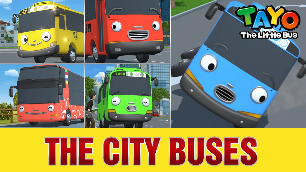 [Meet Tayo's Friends] #1 The City Buses