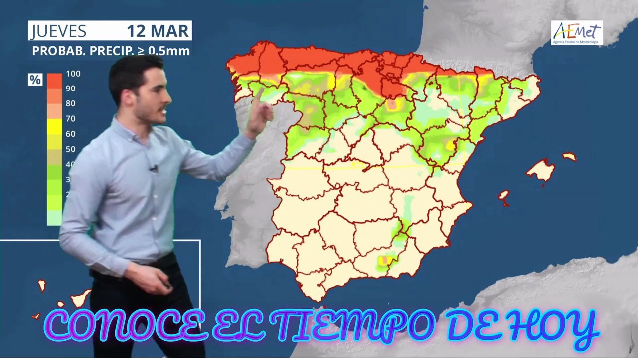 Conoce El Tiempo de Hoy Jueves 12 de Marzo de 2020