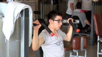 BOLU Yasin, yaptığı spor sayesinde ilk kez tek başına yürümeye başladı