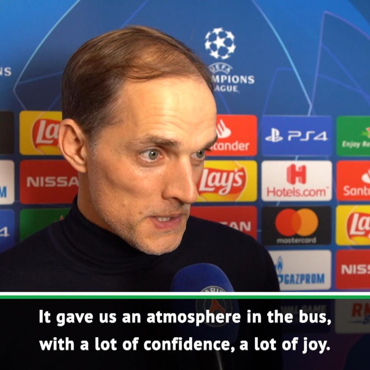 Tuchel praises PSG fans outside stadium