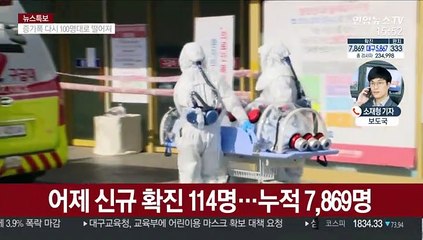 어제 114명 추가 확진…수도권서 내국인 첫 사망