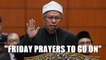 Minister: Friday prayers won't be called off for now