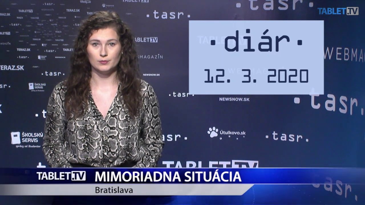 DIÁR: Na Slovensku platí pre koronavírus mimoriadna situácia, vláda predstaví ďalšie opatrenia proti jeho šíreniu
