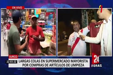 Surco: empiezan a escasear los productos de limpieza en supermercados