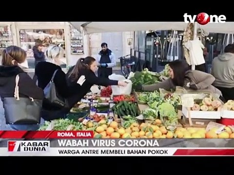 Warga Italia Diisolasi, Melanggar akan Dipidana 3 Bulan