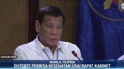 Presiden Filipina akan Jalani Tes Virus Corona