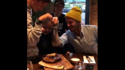 NusrEt David Beckham -messi-c.ronaldo-Lewandowki-dj khaled..