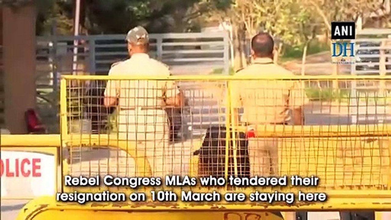Madhya Pradesh political crisis: Security deployed outside Bengaluru hotel accommodating Congress MLAs