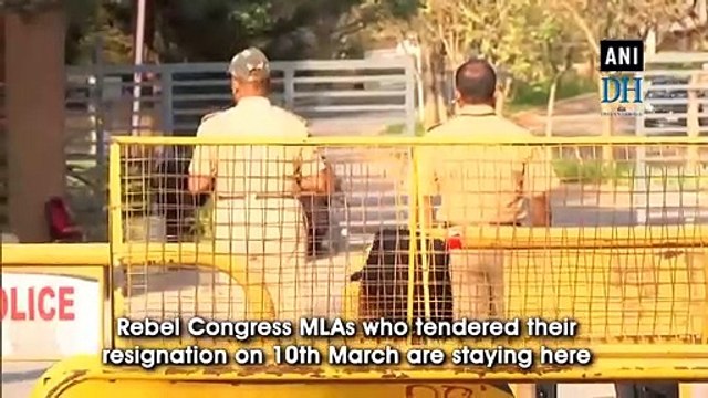 Madhya Pradesh political crisis: Security deployed outside Bengaluru hotel accommodating Congress MLAs