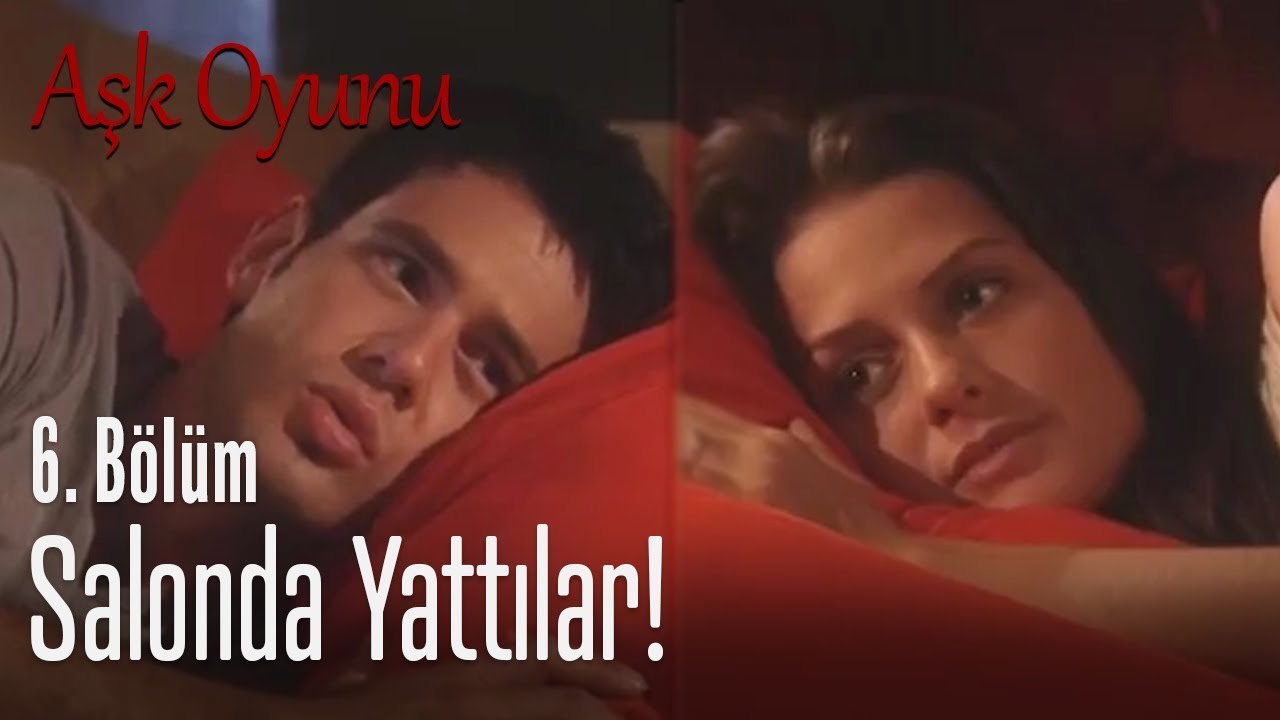 Ekin ve Sarp salonda yattılar - Aşk Oyunu 6. Bölüm